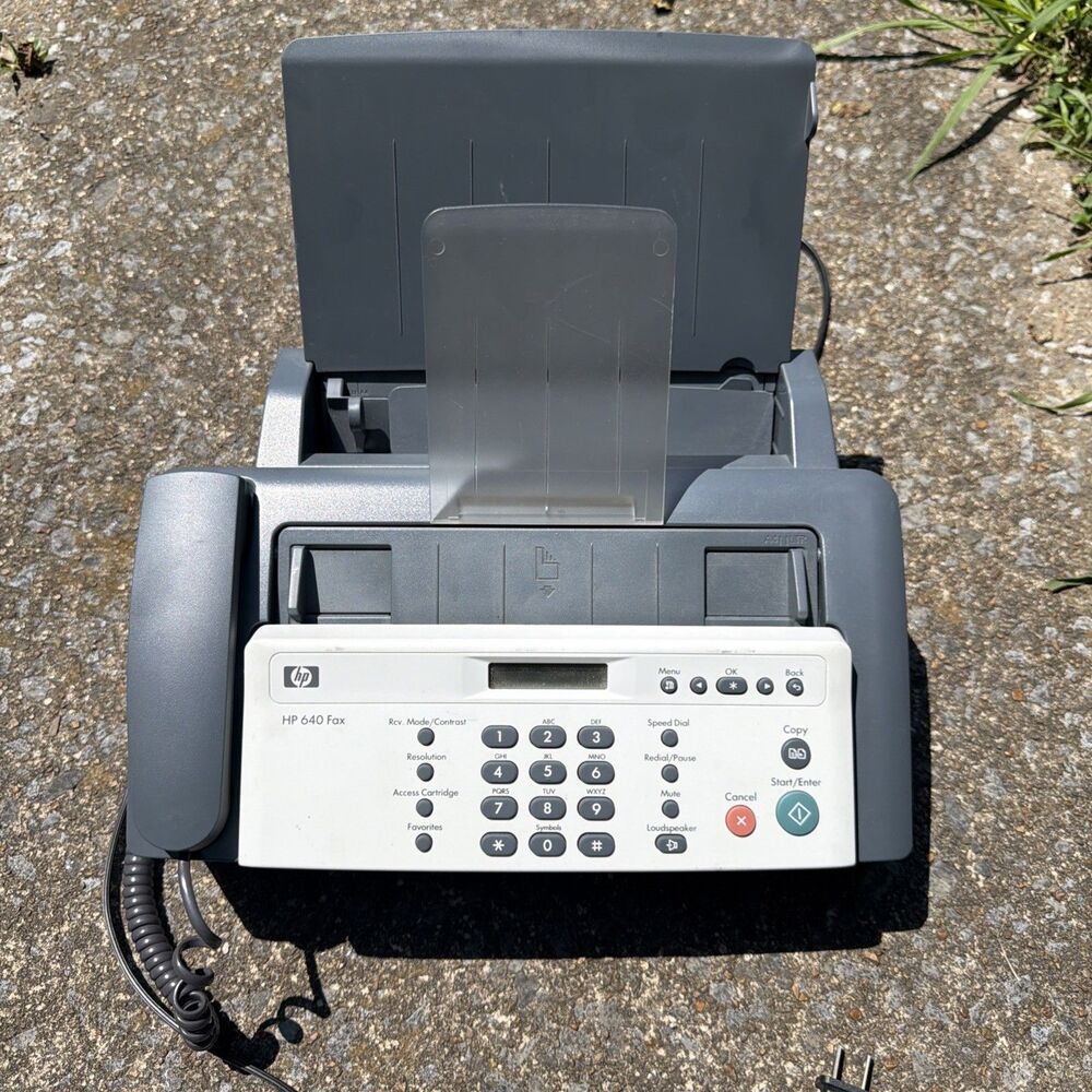 HP 640 Series Fax Machine with Phone and Inkjet Printer